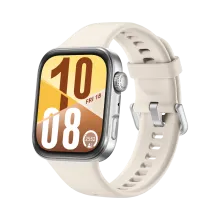 HUAWEI WATCH FIT 4/ Aluminum Alloy White/ Fluoroelastomer Strap/ GPS/ Bluetooth 5.2/ Up to 10-Day Battery Life/ Compatible with Android & iOS