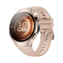 HUAWEI WATCH 5 42mm Beige / Composiet band / Titanium van luchtvaartkwaliteit / X-TAP / eSIM bellen / GPS / ECG / Bluetooth 5.2 / Smartwatch / Compatibel met iOS en Android