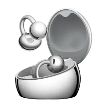 HUAWEI FreeClip 2 S Space Silver/All-Day Wearing Comfort Design/ Adaptive Open-Ear Listening/ Luminous Charging Case/ Dust and Water Proof/ Smart Control/ Available for iOS & Android