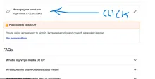 Virgin media app password to use with Microsoft outlook