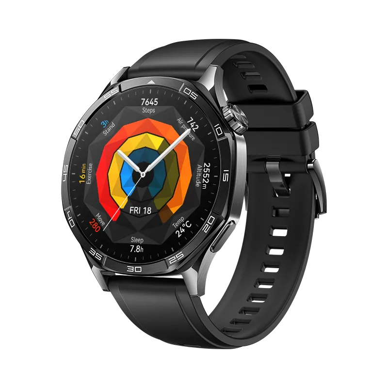 HUAWEI WATCH GT 5 46MM Black / Up to 2-week Battery life / All-New running and cycling experience / Sleep monitoring / Bluetooth Call / Water resistance / GPS HUAWEI WATCH GT 5 46MM Black / Up to 2-week Battery life / All-New running and cycling experience / Sleep monitoring / Bluetooth Call / Water resistance / GPS
