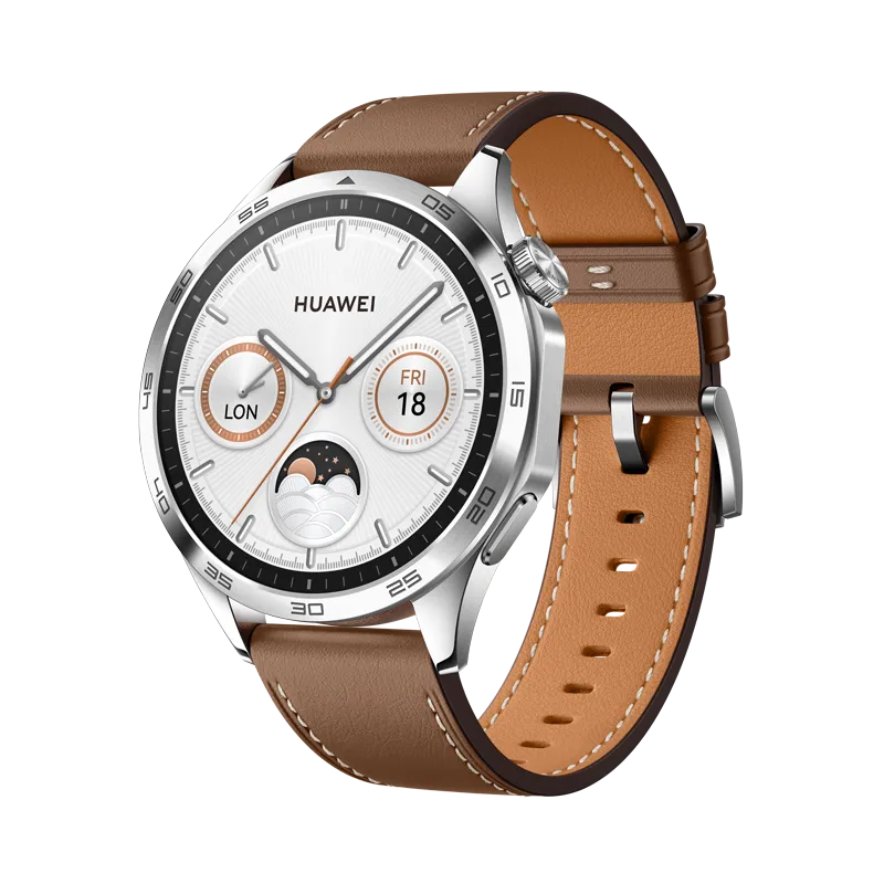 HUAWEI WATCH GT 4 Brown Leather Strap 46mm