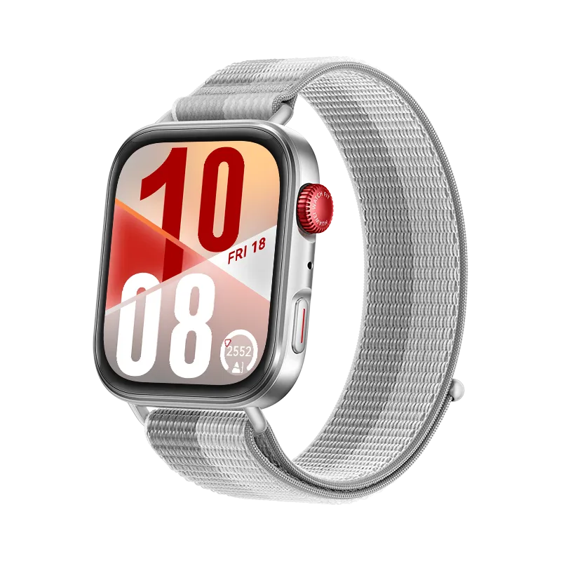 HUAWEI WATCH FIT 4/ Aluminum Alloy Grey/ Nylon Strap/ GPS/ Bluetooth 5.2/ Up to 10-Day Battery Life/ Compatible with Android & iOS