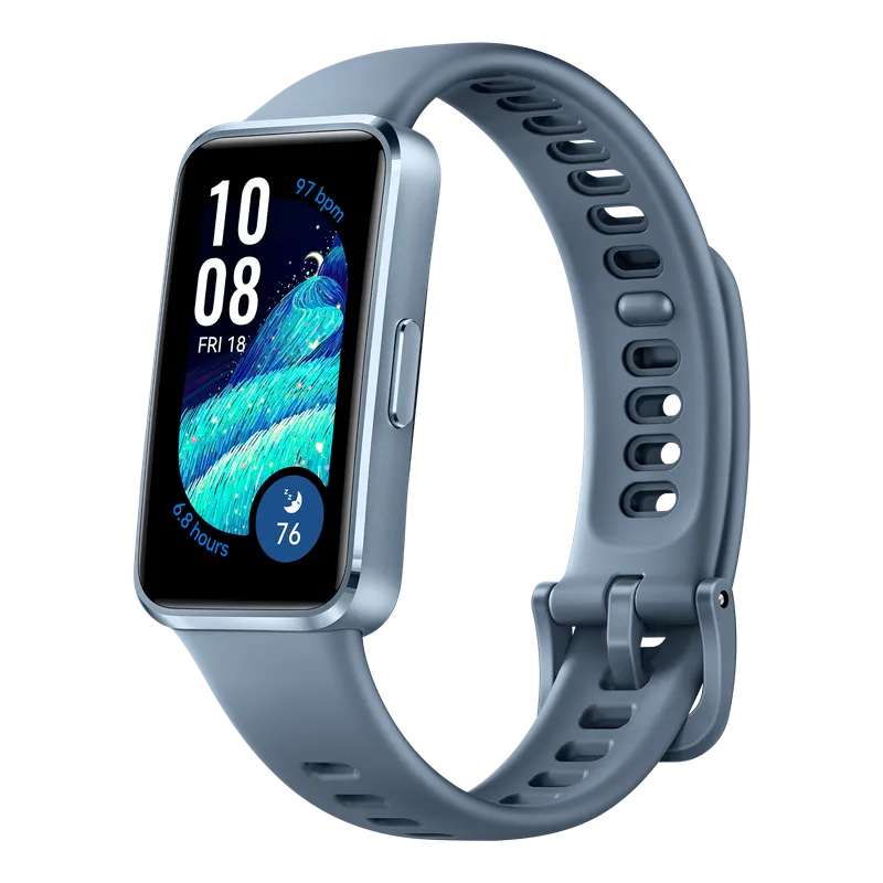 HUAWEI Band 10 / Blauw / Aluminium legering behuizing/ Touchscreen / Slaaptracker / Bluetooth / 14-dagen batterijduur / 5 ATM waterdicht / Compatibel met iOS en Android