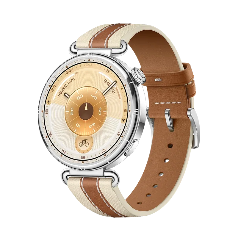 HUAWEI WATCH GT 6 41mm Brown/ Woven Strap/ Up to 14-Day Battery Life/Accurate GPS and Heart Rate Tracking/ Virtual Cycling Power/ Compatible with Android & iOS