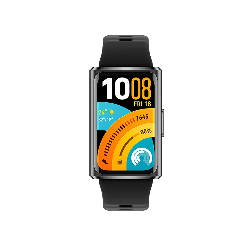 HUAWEI Band 11 Pro Black with Built-in GPS/ A clean metallic design that's as it gets/ Big level-up in sports GNSS precision/ Last for weeks. Wear it always/ Compatible with iOS and Android