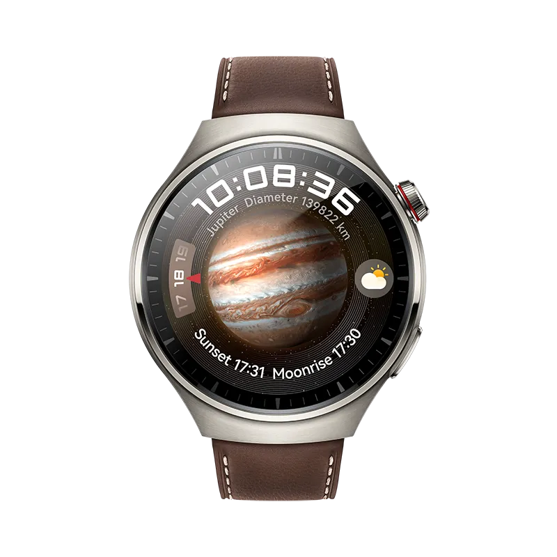 HUAWEI WATCH 4 Pro LTE 2GB+32GB Titanium Case Dark Brown Leather Strap