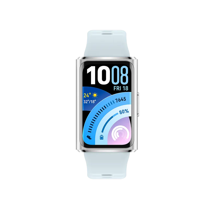 HUAWEI Band 11 Pro Isle Blue with Built-in GPS/ A clean metallic design that's as it gets/ Big level-up in sports GNSS precision/ Last for weeks. Wear it always/ Compatible with iOS and Android