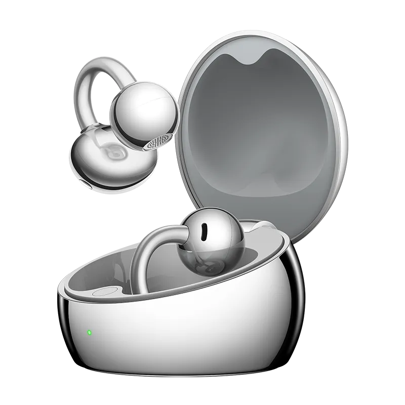 HUAWEI FreeClip 2 S Space Silver/All-Day Wearing Comfort Design/ Adaptive Open-Ear Listening/ Luminous Charging Case/ Dust and Water Proof/ Smart Control/ Available for iOS & Android