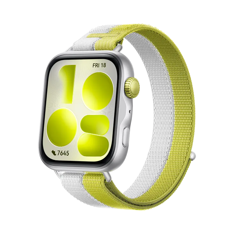 HUAWEI WATCH FIT 5 Silver/ Slim and Lightweight Design/ Scientific Sleep Evaluation/ Mini Workout/ Fall Detection/ 10-Day Battery Life/ Compatible with iOS and Android/ NFC Payment