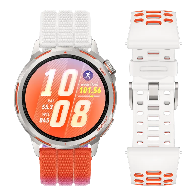 HUAWEI WATCH GT Runner 2 Dawn Orange/ Ultra-Precision GPS/ Intelligent Marathon Mode/ Slim Design with Titanium/ NFC Payment with Curve/ Compatible with iOS and Android